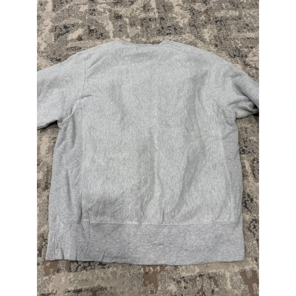 Champion Reverse Weave RCBC Sweatshirt Heather Gray Burgundy Small Rowan College